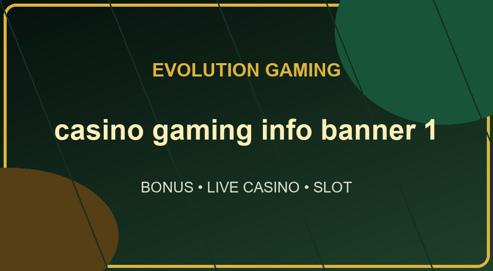 evo casino คาสิโนออนไลน์ เทดลองเล่น