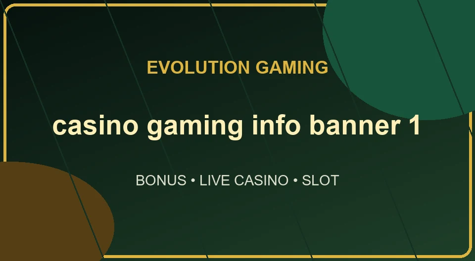 evo casino คาสิโนออนไลน์ ทดลองเล่น