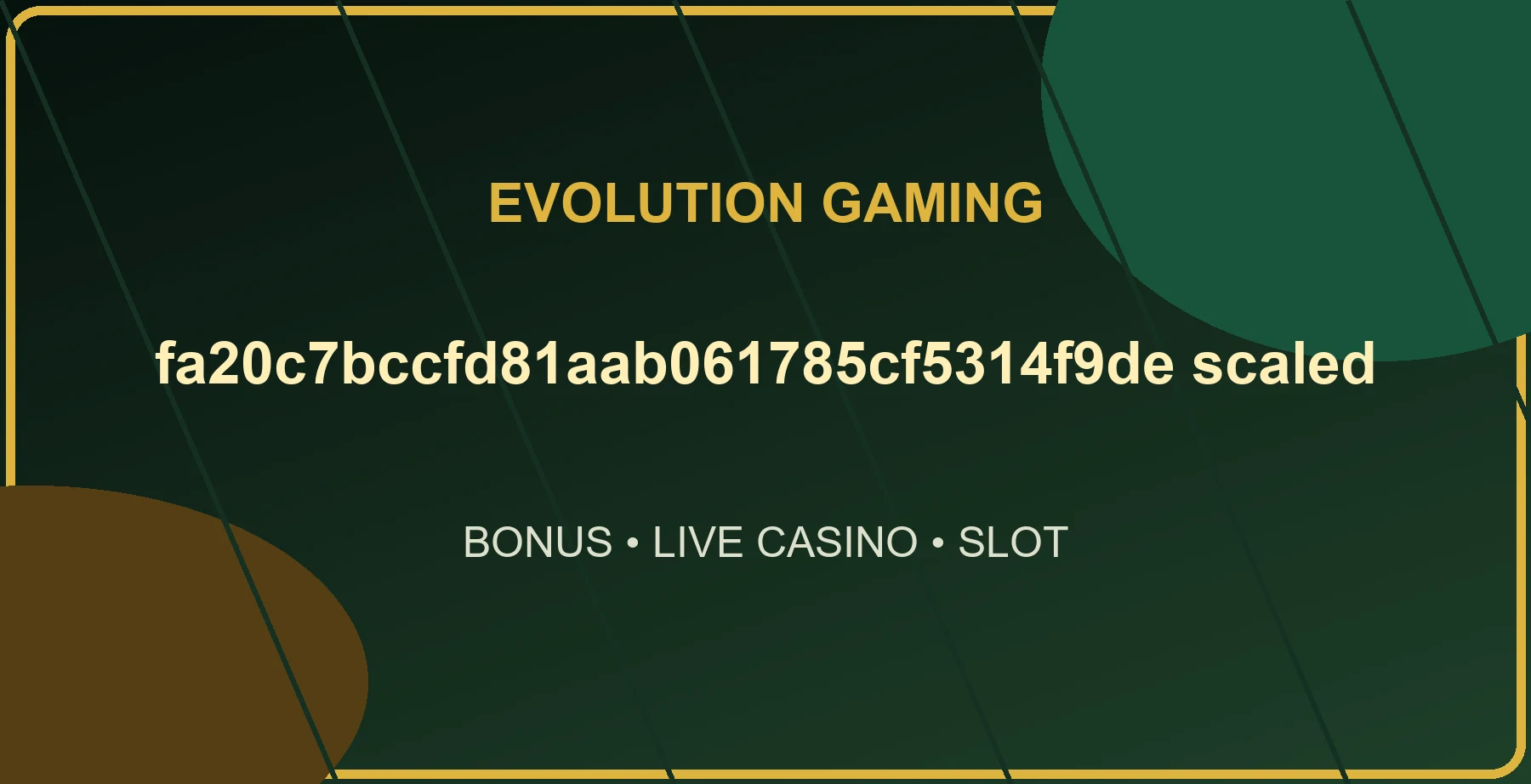 evolution gaming
